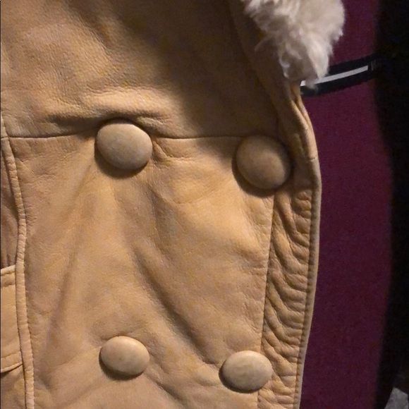 Used leather coat by Wilson’s size M - Picture 5 of 8